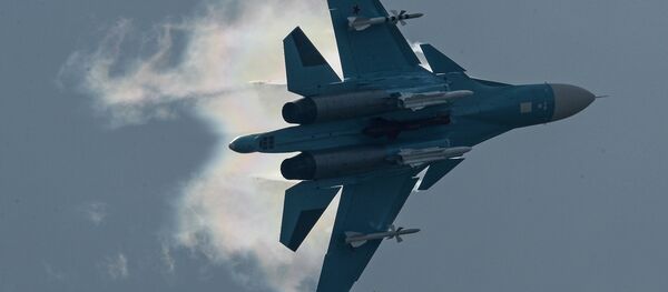 Cazabombardero ruso Su-34 - Sputnik Mundo