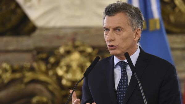 Mauricio Macri, presidente de Argentina - Sputnik Mundo