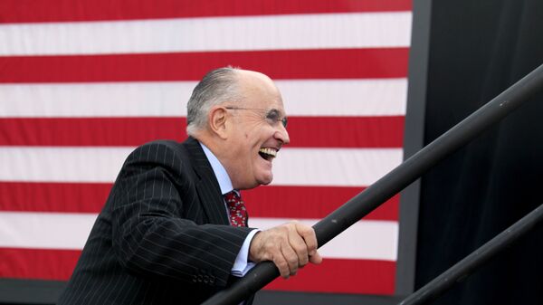 Rudolph Giuliani, el exalcalde de la ciudad y abogado del expresidente Donald Trump (2017-2021) - Sputnik Mundo