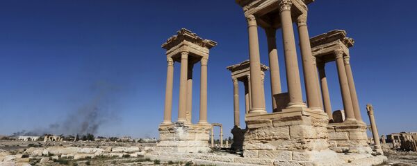 Tetrápilo de Palmira, archivo - Sputnik Mundo