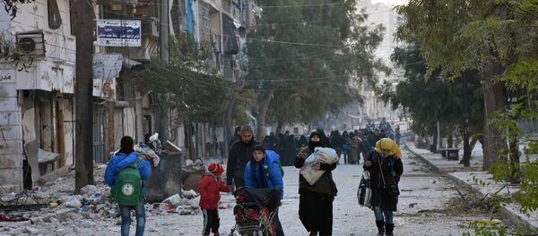 Ciudadanos de la ciudad siria de Alepo - Sputnik Mundo