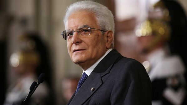 Sergio Mattarella, presidente de Italia (archivo) - Sputnik Mundo