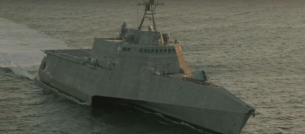 Buque estadounidense USS Montgomery - Sputnik Mundo