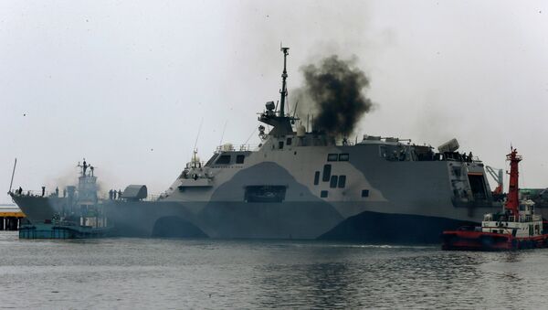 Buque estadounidense USS Freedom (LCS-1) - Sputnik Mundo