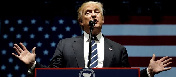 Discurso de Donald Trump, presidente de EEUU, el 9 de diciembre durante un mitin en Michigan, realizado como parte de su gira de agradecimiento - Sputnik Mundo