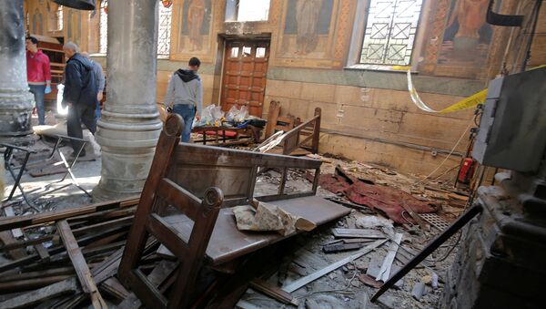 El lugar del atentado El lugar del atentado - Sputnik Mundo