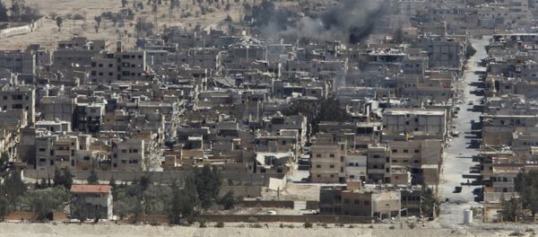 Consecuencias de los combates en la parte moderna de Palmira (archivo) Consecuencias de los combates en la parte moderna de Palmira (archivo) - Sputnik Mundo