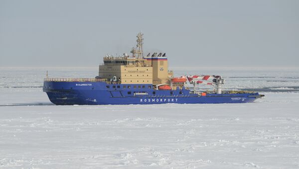 Rompehielos Vladivostok - Sputnik Mundo