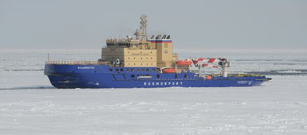 Rompehielos Vladivostok - Sputnik Mundo