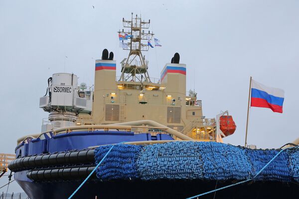 Rompehielos Vladivostok - Sputnik Mundo