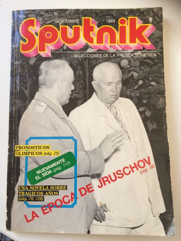 Revista Sputnik. Ed. Septiembre 1988 Revista Sputnik. Ed. Septiembre 1988 - Sputnik Mundo