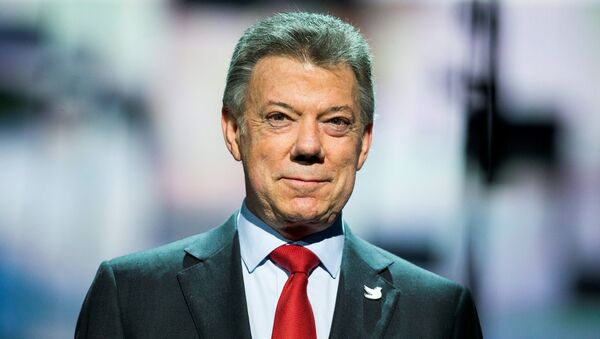 Juan Manuel Santos, presidente de Colombia - Sputnik Mundo