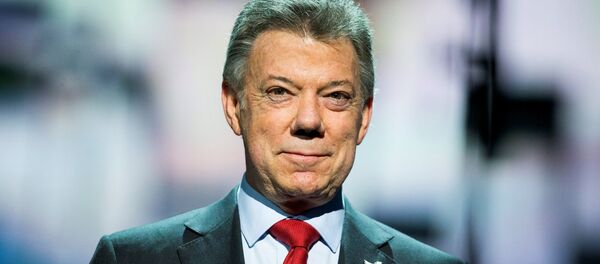 Juan Manuel Santos, presidente de Colombia Juan Manuel Santos, presidente de Colombia - Sputnik Mundo