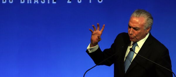 Michel Temer, presidente de Brasil - Sputnik Mundo
