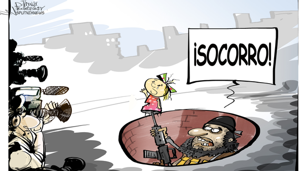 La prensa del Occidente sigue culpando a las fuerzas militares sirias y rusas por las atrocidades ocurridas en Alepo, pero no cita sus fuentes exactas - Sputnik Mundo