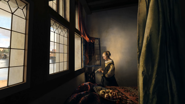 Un proyecto del estudio de diseño sueco Space Plunge permite a las personas 'visitar' el interior de pinturas históricas - Sputnik Mundo