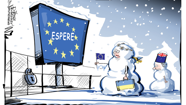 El 15 de diciembre, el Parlamento Europeo ha votado a favor de la supresión de visados para los nacionales de Ucrania y Georgia El 15 de diciembre, el Parlamento Europeo ha votado a favor de la supresión de visados para los nacionales de Ucrania y Georgia - Sputnik Mundo
