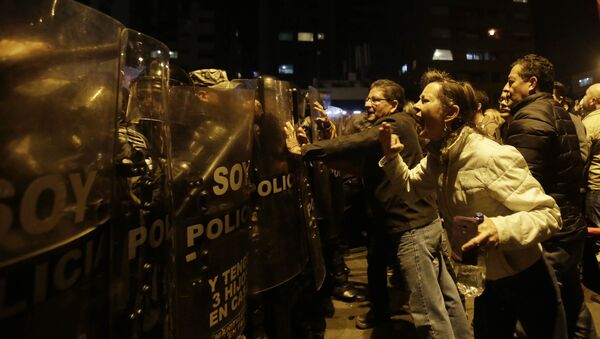 Protestas en Ecuador - Sputnik Mundo