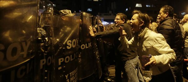 Protestas en Ecuador - Sputnik Mundo