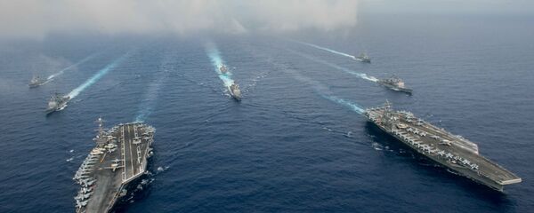 Los buques de la Armada de EEUU - Sputnik Mundo