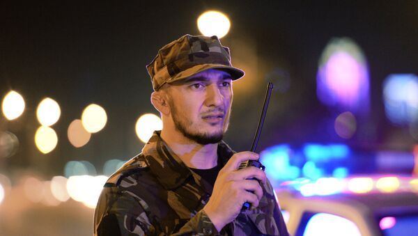 Agente de Ministerio del Interior de Chechenia Agente de Ministerio del Interior de Chechenia - Sputnik Mundo