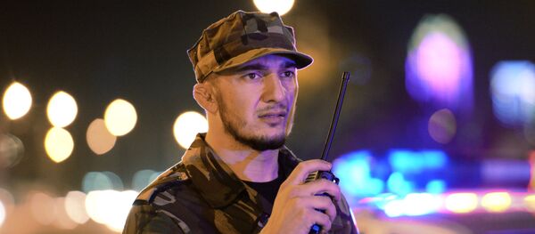 Agente de Ministerio del Interior de Chechenia Agente de Ministerio del Interior de Chechenia - Sputnik Mundo