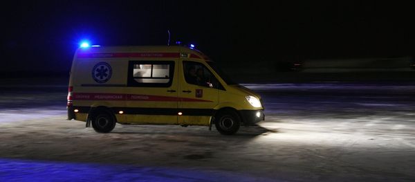 Una ambulancia Una ambulancia - Sputnik Mundo