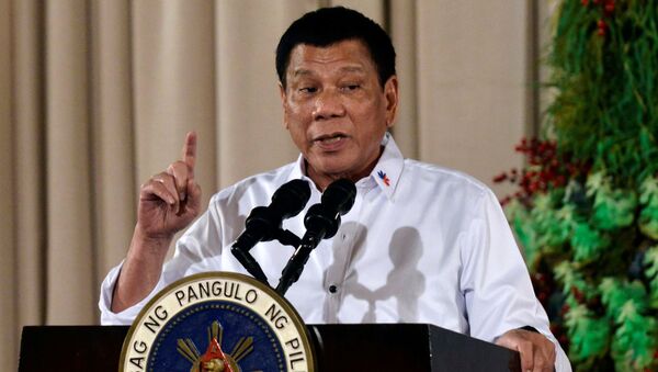 Rodrigo Duterte, presidente de Filipinas (archivo) - Sputnik Mundo