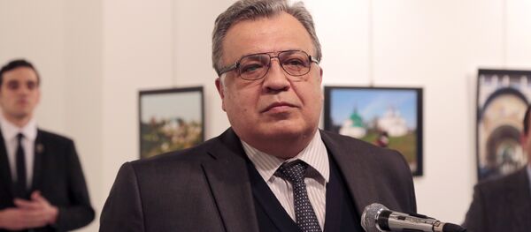 Andréi Kárlov antes del asesinato - Sputnik Mundo