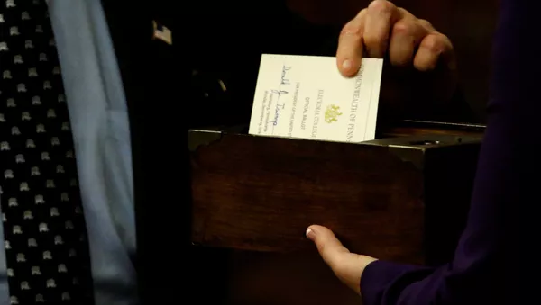 Pennsylvania electors cast their ballots for U.S. President-elect Donald Trump at the Pennsylvania State Capitol in Harrisburg, Pennsylvania, U.S. December 19, 2016. REUTERS/Jonathan Ernst