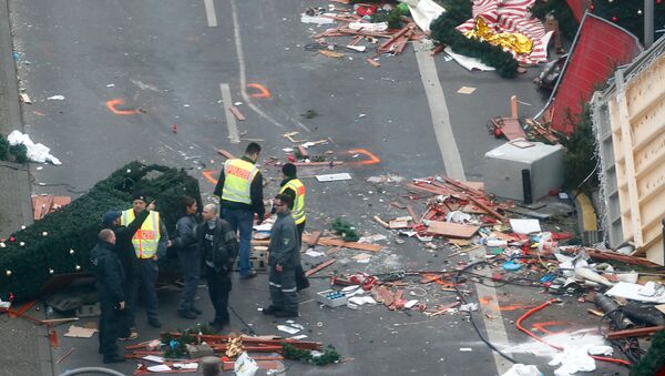 Lugar del atentado en Berlín, Alemania - Sputnik Mundo