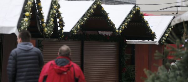 La feria navideña cerrada en Berlín - Sputnik Mundo