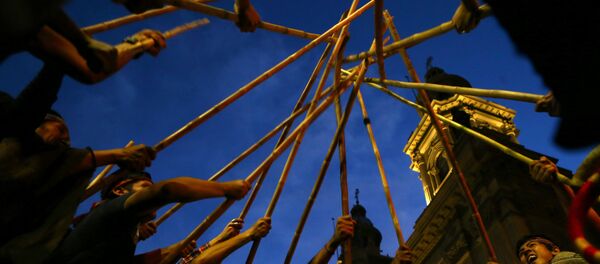 Protesta del pueblo indígena mapuche (archivo) - Sputnik Mundo