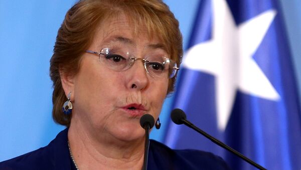 Michelle Bachelet, presidente de Chile - Sputnik Mundo