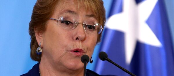 Michelle Bachelet, presidenta de Chile - Sputnik Mundo