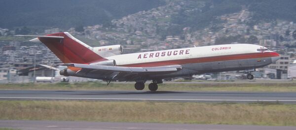 Un avión de carga Boeing 727 de la aerolínea Aerosucre (archivo) - Sputnik Mundo