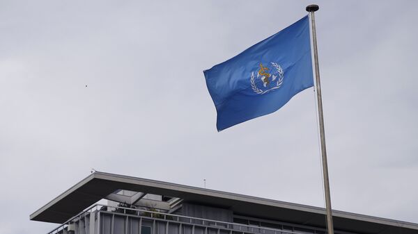 Bandera de la Organización Mundial de la Salud (OMS) - Sputnik Mundo