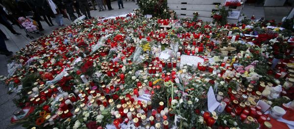 Homenaje a las víctimas del atentado en Berlín - Sputnik Mundo
