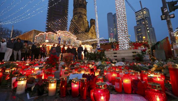 Lugar del atentado en Berlín, Alemania - Sputnik Mundo