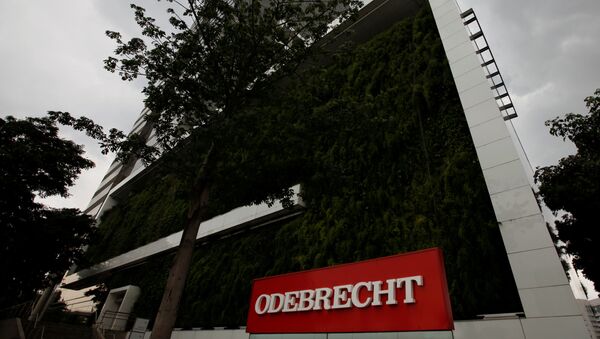 El logo de Odebrecht - Sputnik Mundo