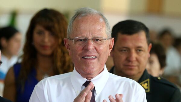 Peru's President Pedro Pablo Kuczynski - Sputnik Mundo