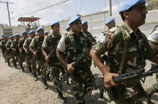 La Minustah funcionó en Haití desde 2004 a 2017. La misión de la ONU fue acusada de violaciones a los derechos humanos, violaciones sexuales, así como de haber causado la epidemia de cólera en Haití que causó más de 10.000 muertes, poco después del terremoto de 2010. - Sputnik Mundo