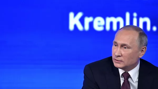 La gran rueda de prensa anual de Vladímir Putin - Sputnik Mundo