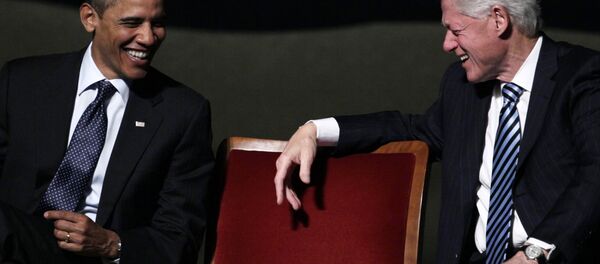 Obama y Clinton - Sputnik Mundo