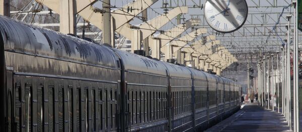Estación de tren en Rusia - Sputnik Mundo