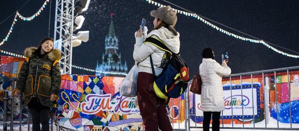 Turistas en Moscú - Sputnik Mundo