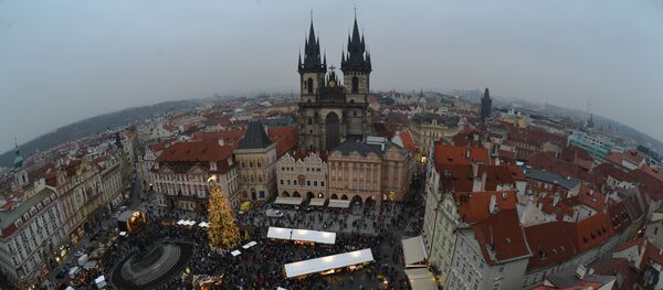 Feria navideña en Praga, capital de la República Checa - Sputnik Mundo