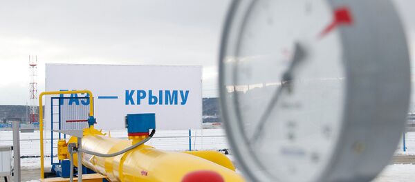 Сeremonia del lanzamiento del gasoducto en Crimea Сeremonia del lanzamiento del gasoducto en Crimea - Sputnik Mundo