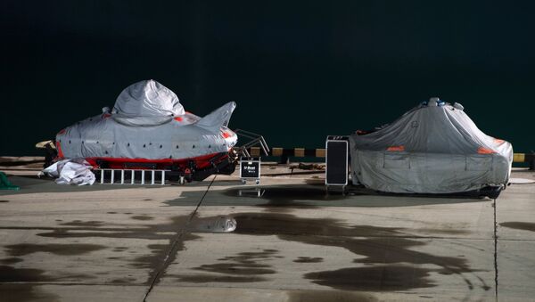 Batiscafo usado en la operación de búsqueda y rescate en el lugar de la catástrofe del Tu-154 - Sputnik Mundo