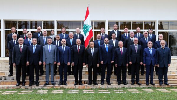 El Gabinete de ministros de Líbano El Gabinete de ministros de Líbano - Sputnik Mundo